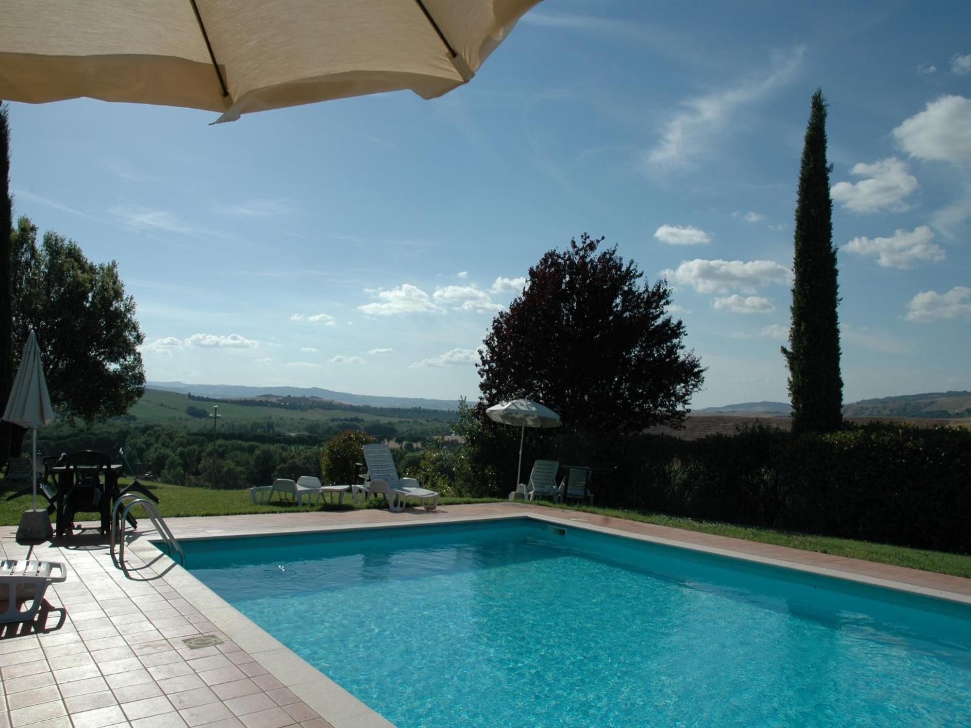 Modern Farmhouse In Pienza With Pool Экстерьер фото