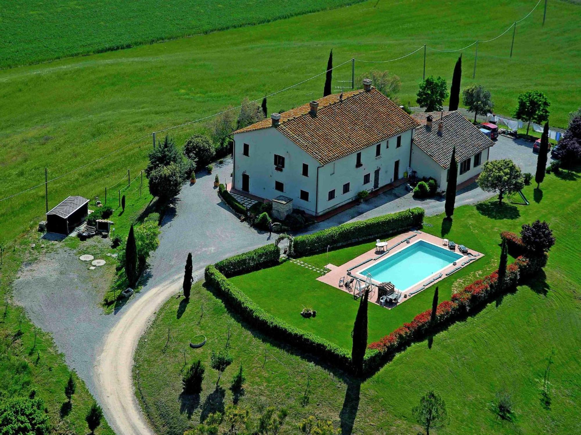 Modern Farmhouse In Pienza With Pool Экстерьер фото